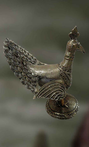 Dhokra Brass Works  Peacock