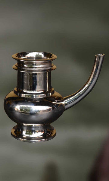 Handcrafted, traditional Kerala vessel made out of either brass in traditional Kerala craftmanship style