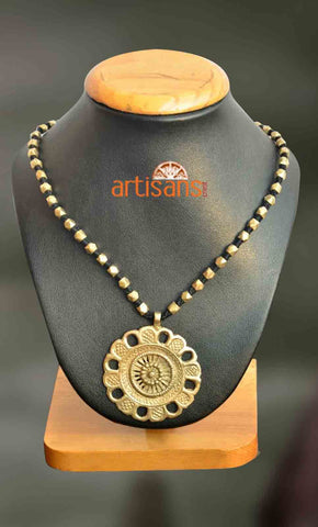 Tribal Jewellery - Necklace with circular pendant