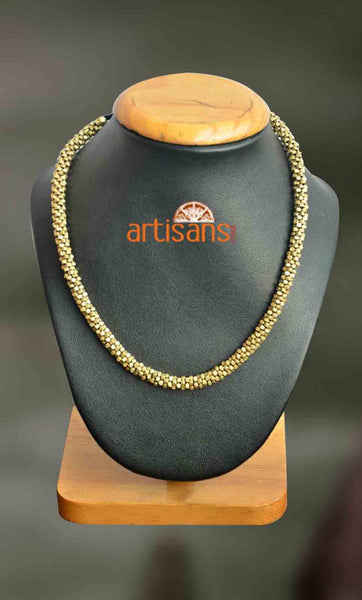 Tribal Jewellery - Necklace with golden beads