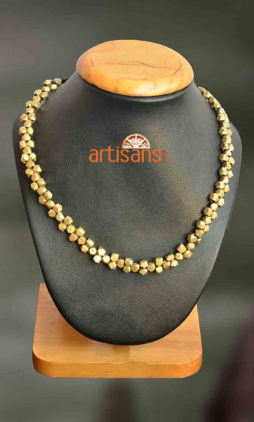 Tribal Jewellery - Necklace with golden beads