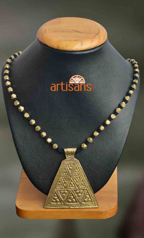 Tribal Jewellery - Necklace with triangular locket