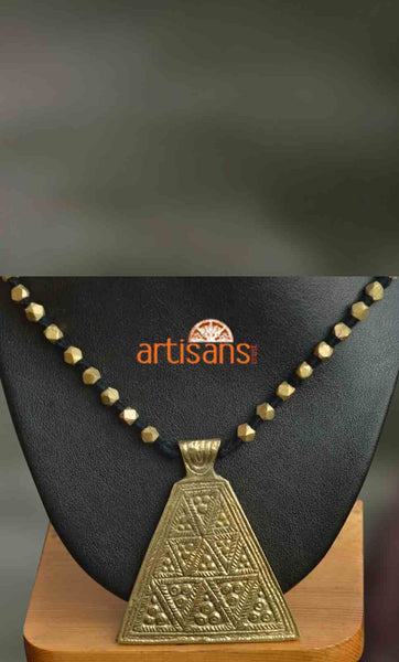 Tribal Jewellery - Necklace with triangular locket
