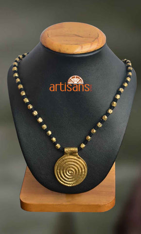 Tribal Jewellery - Necklace with round locket