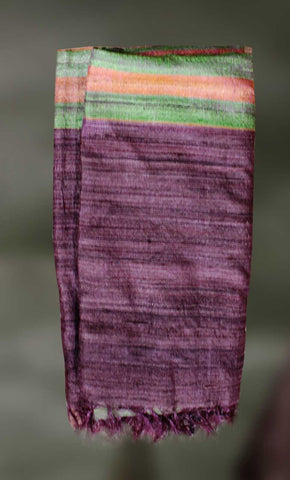 Handloom - Tussar Silk and Cotton Shawl