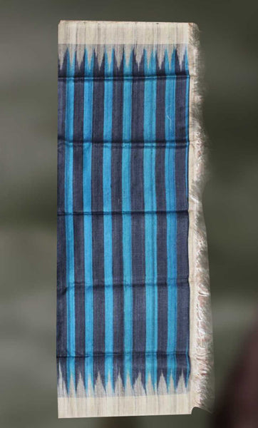 Handloom- Tussar Silk and Cotton Shawl