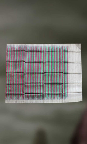 Handloom- Tussar Silk and Cotton Shawl