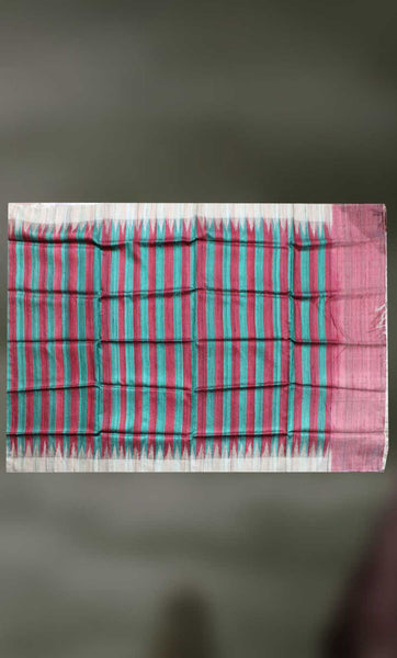 Handloom- Tussar Silk and Cotton Shawl