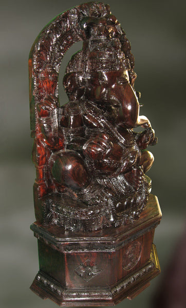 Wood sculpture of Ganesha