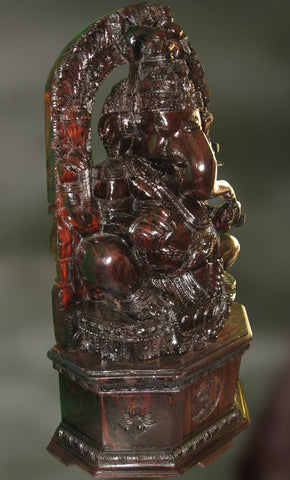 Wood sculpture of Ganesha