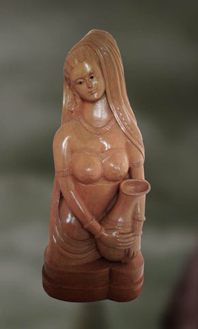 Charu: Beautiful Lady Holding a Pitcher
