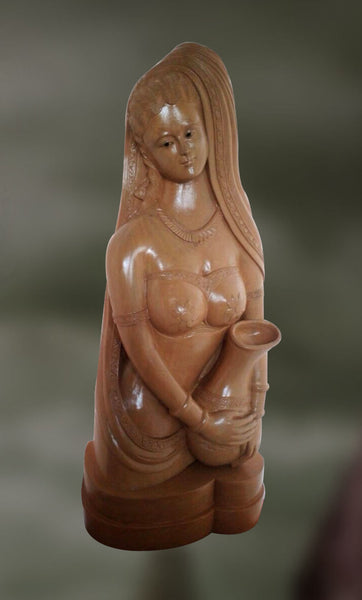 Charu: Beautiful Lady Holding a Pitcher