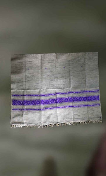 Handloom - Tussar Silk and Cotton Shawl