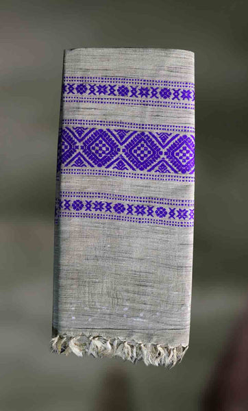 Handloom - Tussar Silk and Cotton Shawl