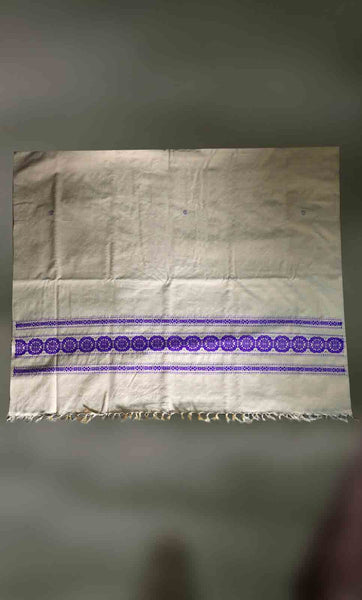 Handloom - Tussar Silk and Cotton Shawl