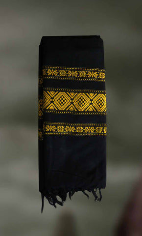 Handloom - Tussar Silk and Cotton Shawl
