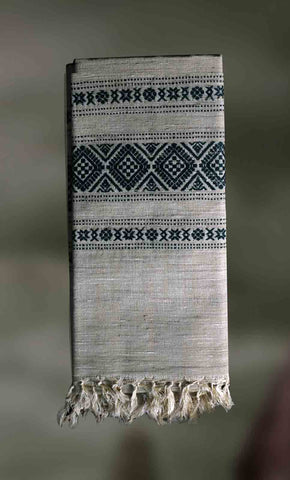 Handloom - Tussar Silk and Cotton Shawl
