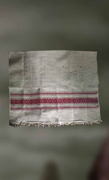 Handloom - Tussar Silk and Cotton Shawl