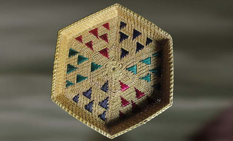 Fruit Tray with Colored Base