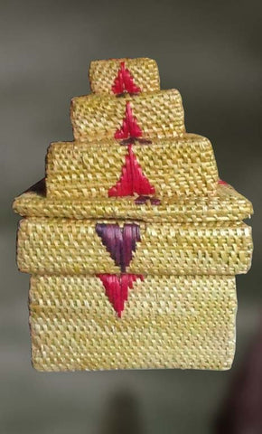 Square Box with Steps like Design