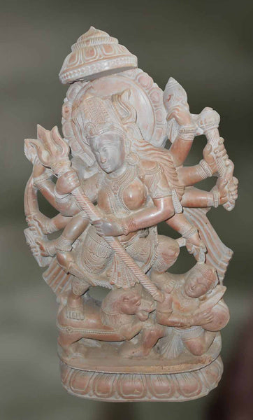 Mahisasura Mardini: Goddess Durga Slaying Mahisasura