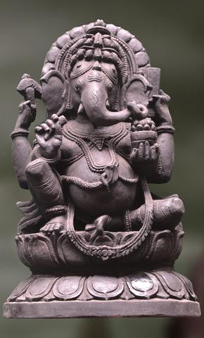 Buddhipriya (Bestower of Knowledge): On a Platform with Trunk Turning Left