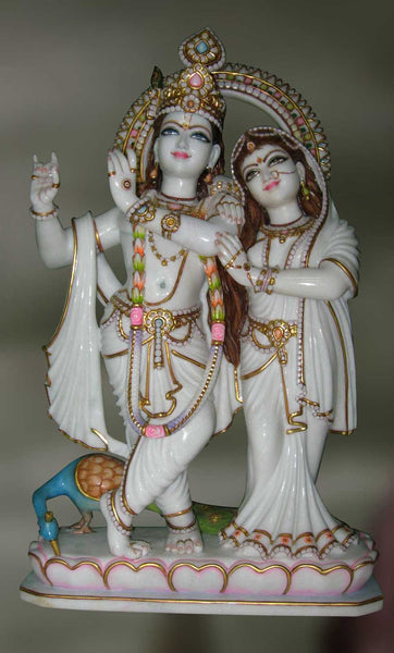 Adambhitva : Unpretentious , Radha & Krishna