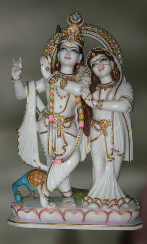 Adambhitva : Unpretentious , Radha & Krishna