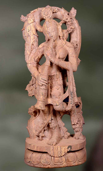 Devangana : Celestial Maiden Playing Long Mouth Organ
