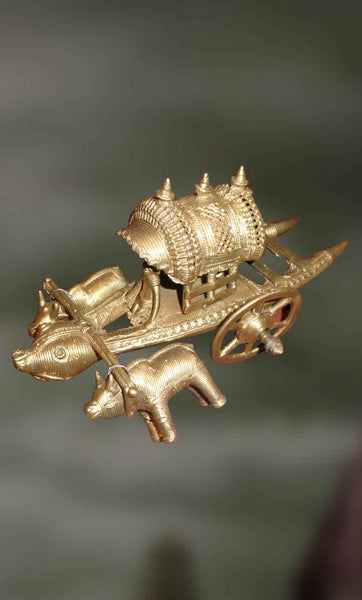 Bullock Cart - Dhokra Art