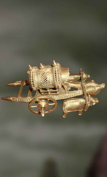 Bullock Cart - Dhokra Art
