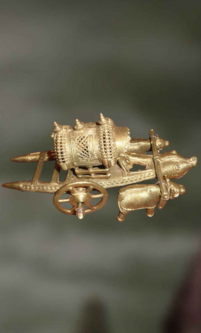 Bullock Cart - Dhokra Art