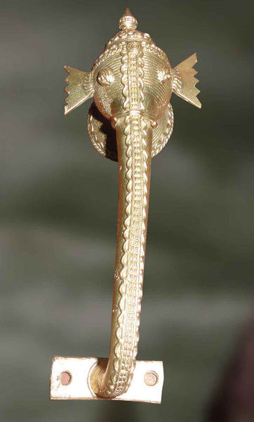 Door handle with Elephant - Dhokra Art