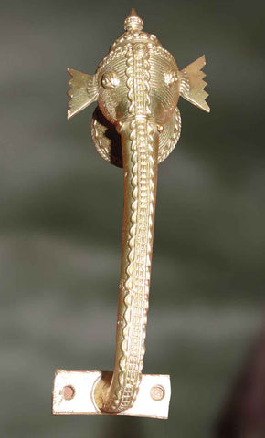 Door handle with Elephant - Dhokra Art