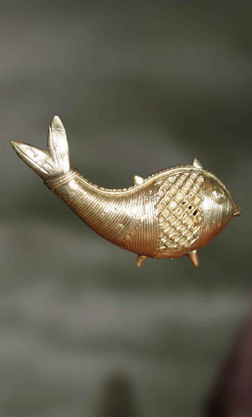 Fish  - Dhokra Art