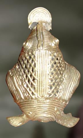 Frog with a Coin - Dhokra Art