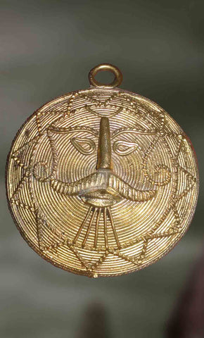 Sun Shaped Wall Hanging - Dhokra Art